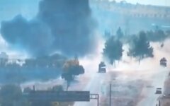Взрыв дороги в Сирии, российские военные подорвались в сирии