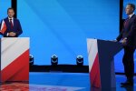 Рафал Тшасковський і Кароль Навроцький під час дебатівФото: PAP/Paweł Supernak
