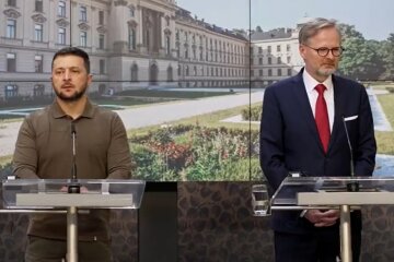 Президент Украины Владимир Зеленский и премьер-министр Чехии Петр Фиала