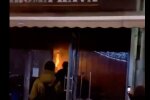 Пожар в Киеве, горит арома кава