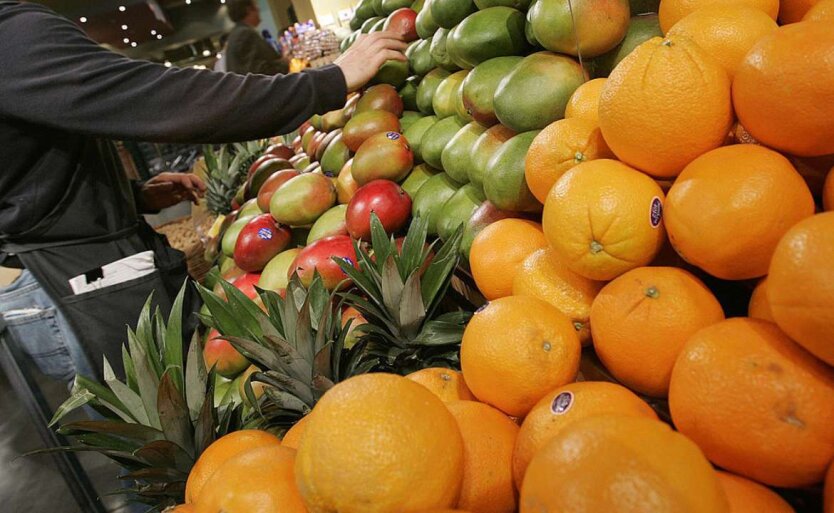 Цены на цитрусовые и фрукты в Украине