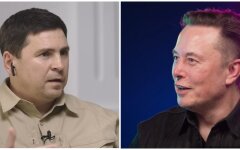 Михаил Подоляк и Илон Маск