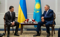 Зеленский и Назарбаев