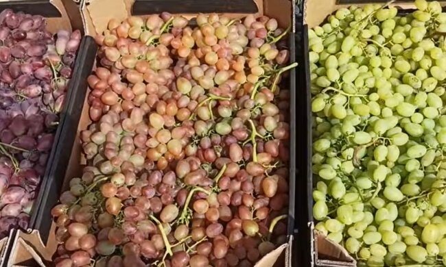Цены на виноград