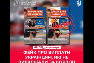 "14 тысяч гривен": в TikTok запустили фейк про денежные выплаты тем, кто не выезжял из Украины