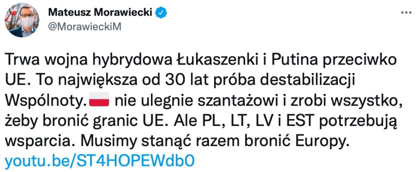 премьер-министр Польши, миграционный кризис, лукашенко и путин
