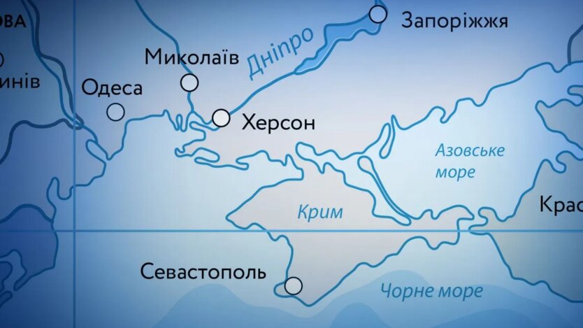 Крим, карта