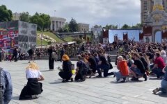 Прощание с активистом Романом Ратушным, погибшим в зоне боевых действий