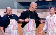 Кошевой и Ткач из "Квартала 95" показали номер к 8 марта