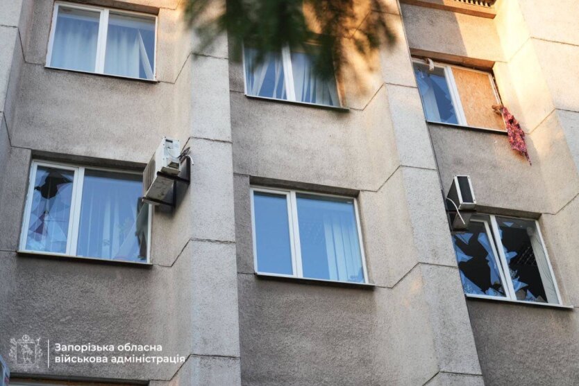 Удар по Запоріжжю