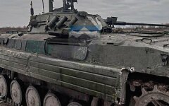 Трофейный танк Т-80