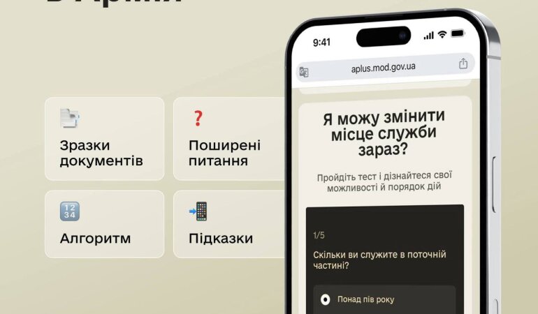 Зміна місця служби