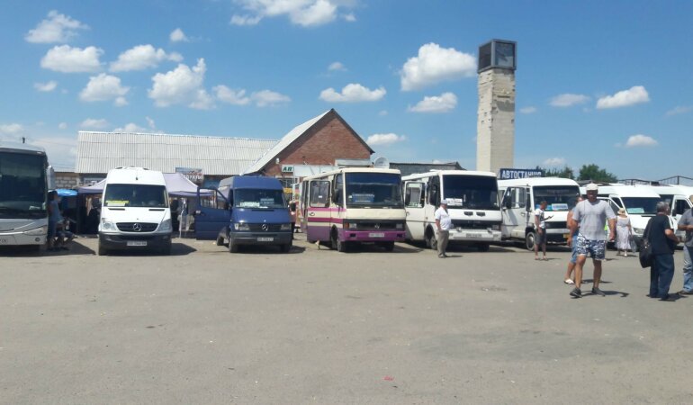 Автобусы на Донбассе