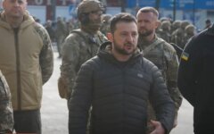 Владимир Зеленский в Херсоне
