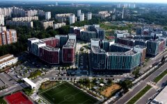 Киевские новостройки: видео снятое с дрона