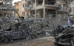 Руйнування внаслідок ударів Ірану на околицях Тель-Авіву
