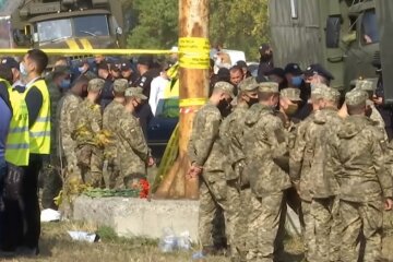 Видео падения АН-26 на Харьковщине,Трагедия с разбившимся самолетом в Украине