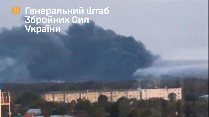 Генштаб підтвердив атаку складу боєприпасів на аеродромі "Ханська"