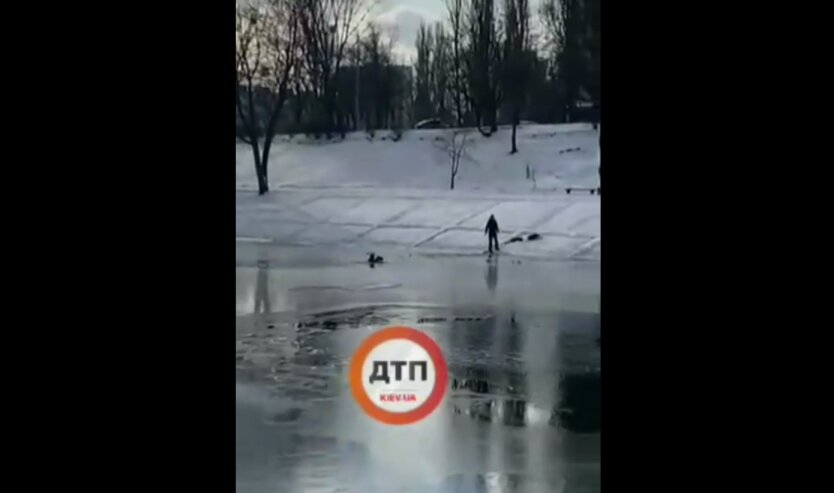 ЧП на Русановском озере в Киеве