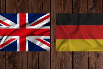 Великобританія та Німеччина, колаж
