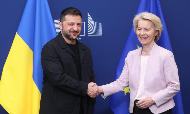 Владимир Зеленский и Урсула фон дер Ляйен