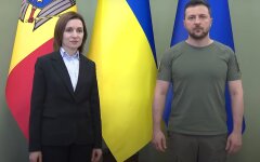 Майя Санду и Владимир Зеленский, встреча