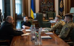 Володимир Зеленський, Олександр Сирський та Рустем Умеров