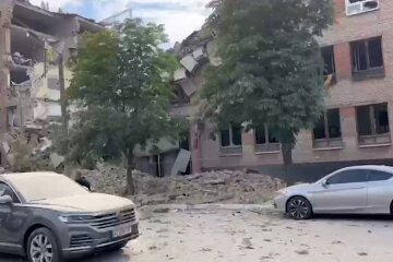 Удар окупантів по Кривому Розі / скрін з відео в Телеграм Зеленського