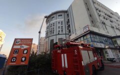 Пожар в бизнес-центре "Колизей"