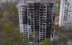 Разрушенный дом в Киевской области, квартиры, война с Россией