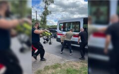 Взрыв на выставке боеприпасов в Чернигове