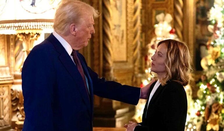 Дональд Трамп та Джорджа Мелоні