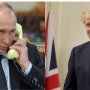 Владимир Путин и Борис Джонсон, переговоры, вторжение России в Украину
