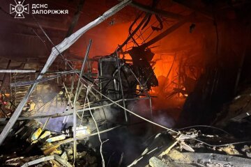 Удар по Запорожскому району