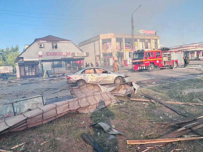 Обстрел в Доброполье