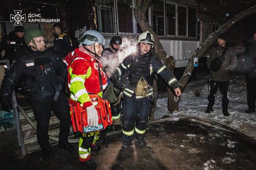 Атака дронів на Харків