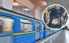 Машинист метро подрался с пьяным пассажиром: видео