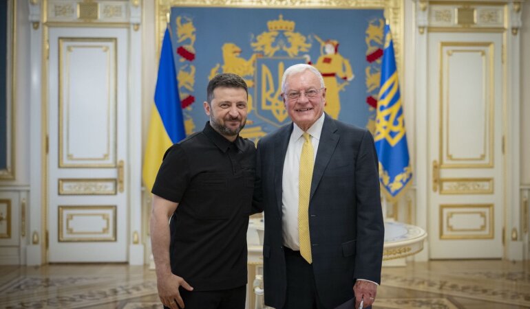 Владимир Зеленский и Кит Келлог