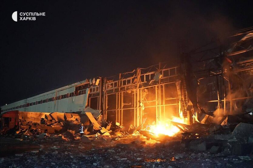 Удар по терминалу "Новой почты"