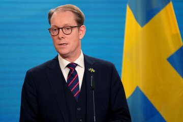 Министр иностранных дел Швеции Тобиас Биллстрем
