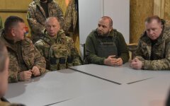Валерій Залужний, Олександр Сирський, Рустем Умеров і Сергій Шаптала