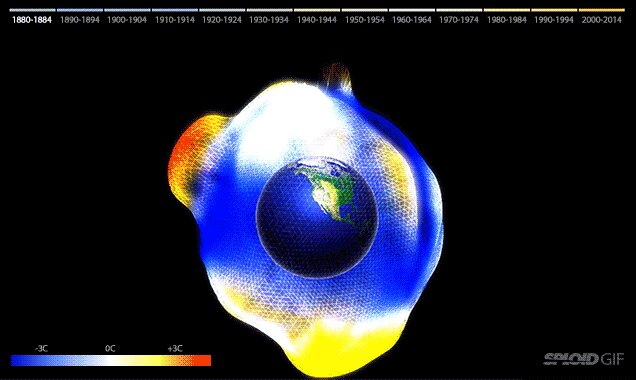 3D-визуализация: двухвековая история глобального потепления 