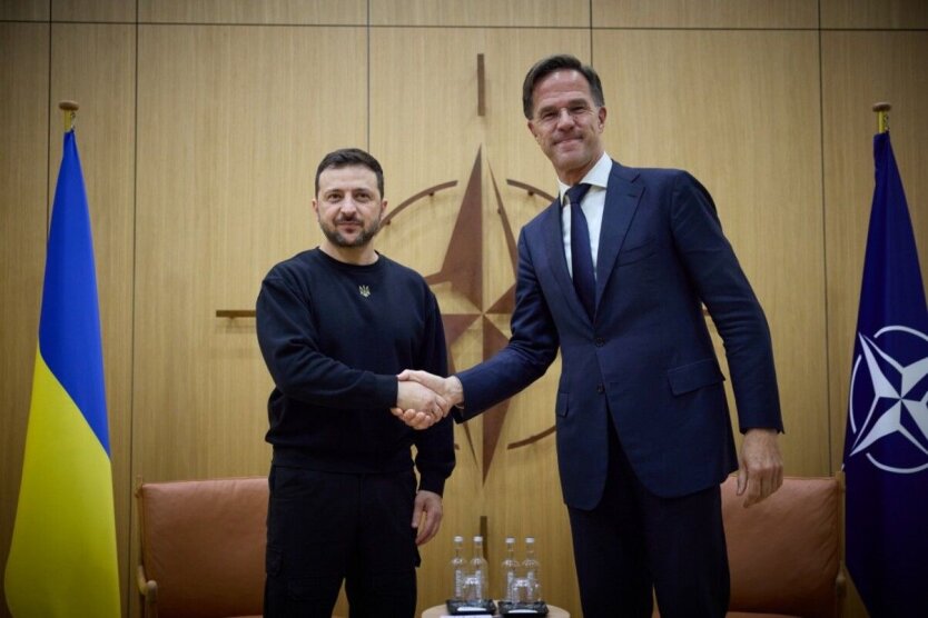 Владимир Зеленский и Марк Рютте