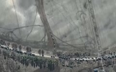 Колонна российской техники, вторжение россии, Харьковская область, война