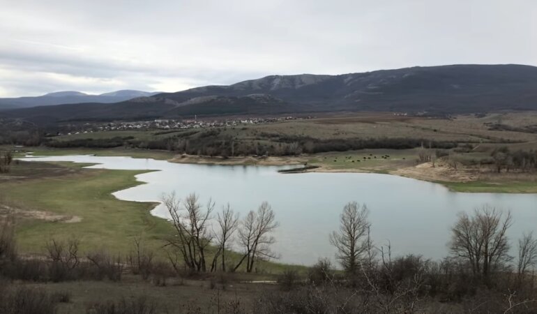 Крым, оккупанты, Белогорское водохранилище