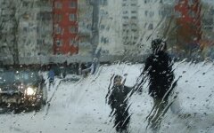 Снег с дождем в Украине