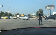 Киев, дорога, ремонт