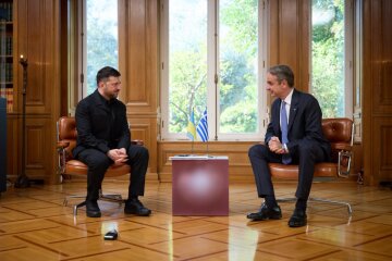 Владимир Зеленский и Кириакос Мицотакис