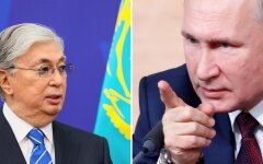 Касым-Жомарт Токаев и Владимир Путин, президент казахстана, президент россии