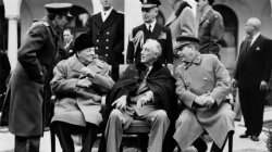 Сталин, Черчилль и Рузвельт в Ялте